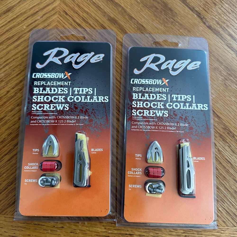 Rage crossbow replacement blades